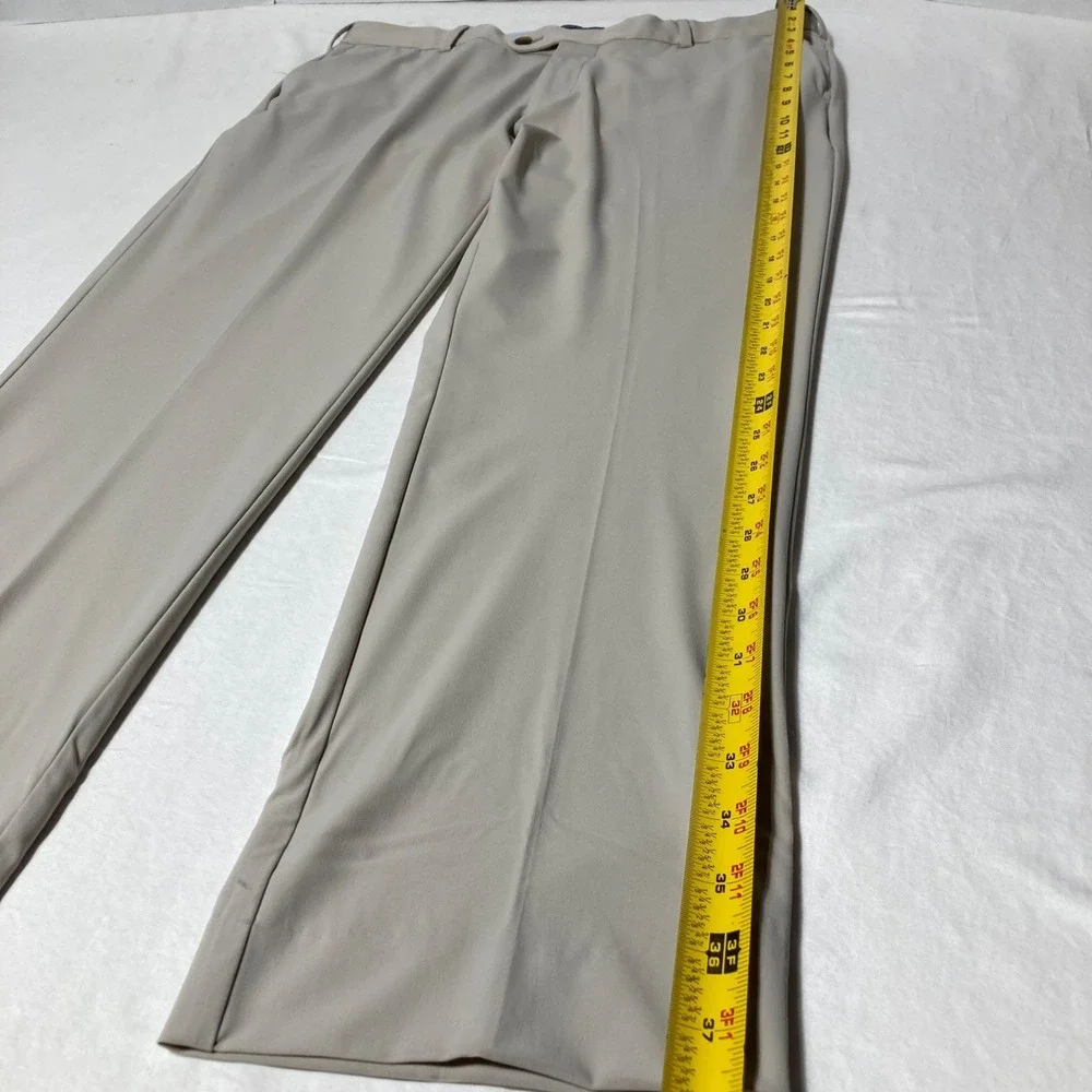 Peter Millar Crown‎ Crafted Nylon Pants Men's Size 34x32 (29) Beige Golf Stretch